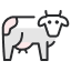 icon-Sideview of a cow